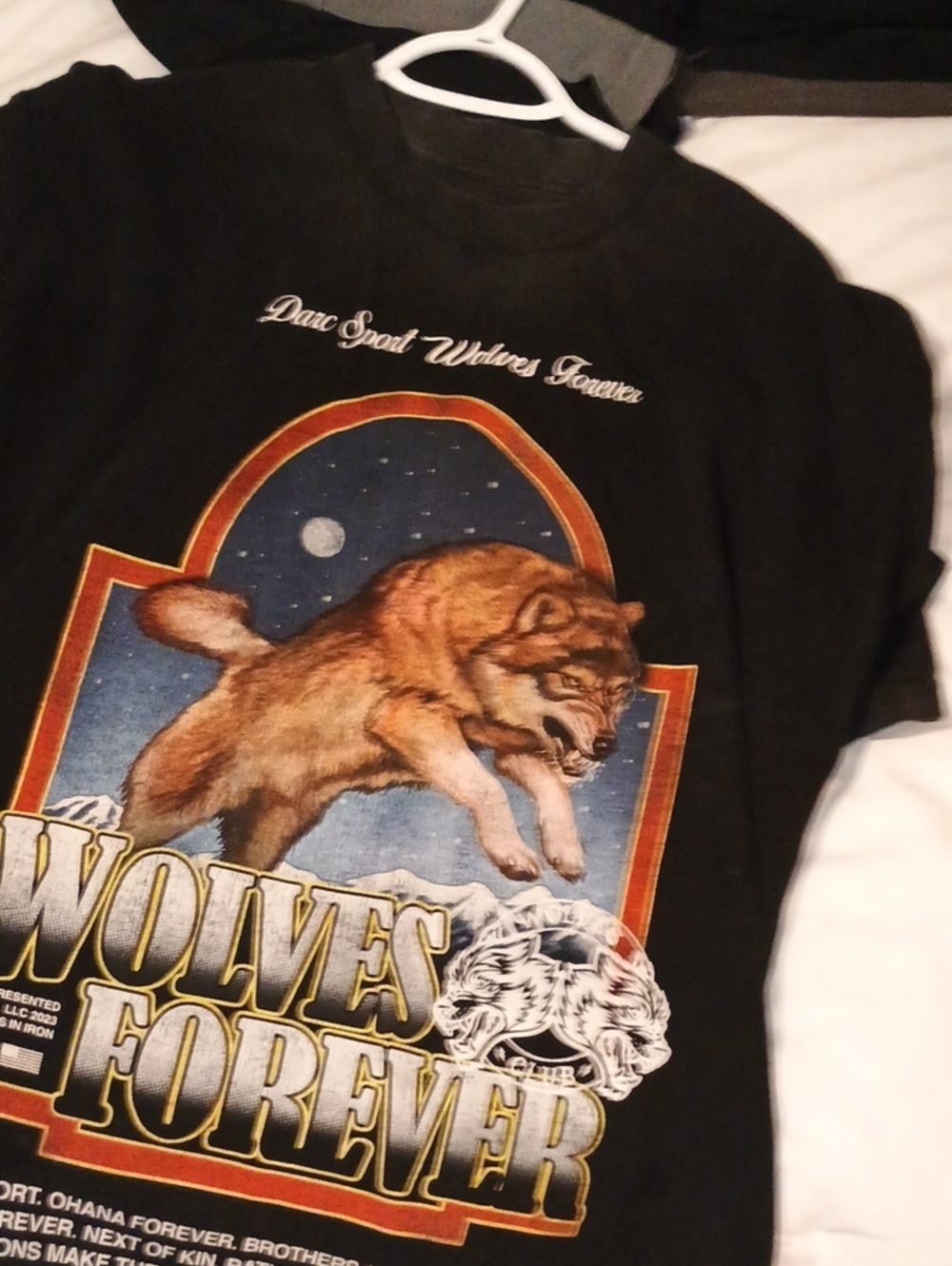 Darc Sport Black Wolves Graphic Tee - Wolves Forever